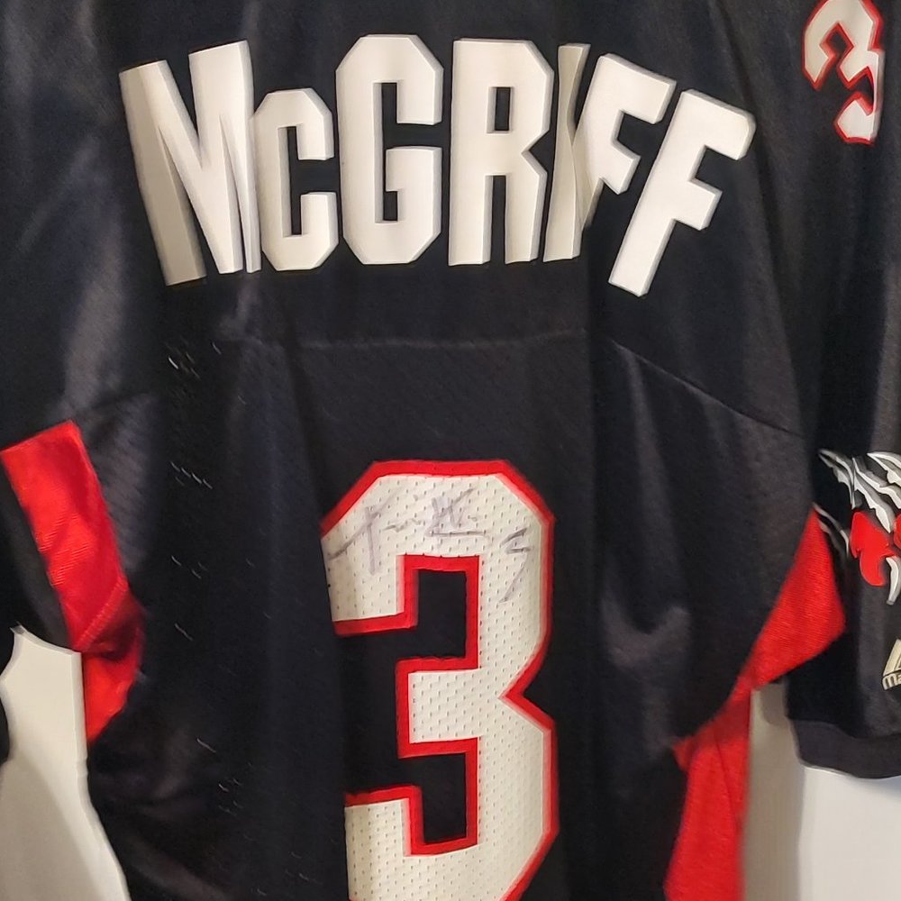 AFL Arena Football Orlando Predators Aurograph Jersey Large 3 Travis McGriff